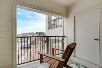 Private Patios at Three Hills Apartments